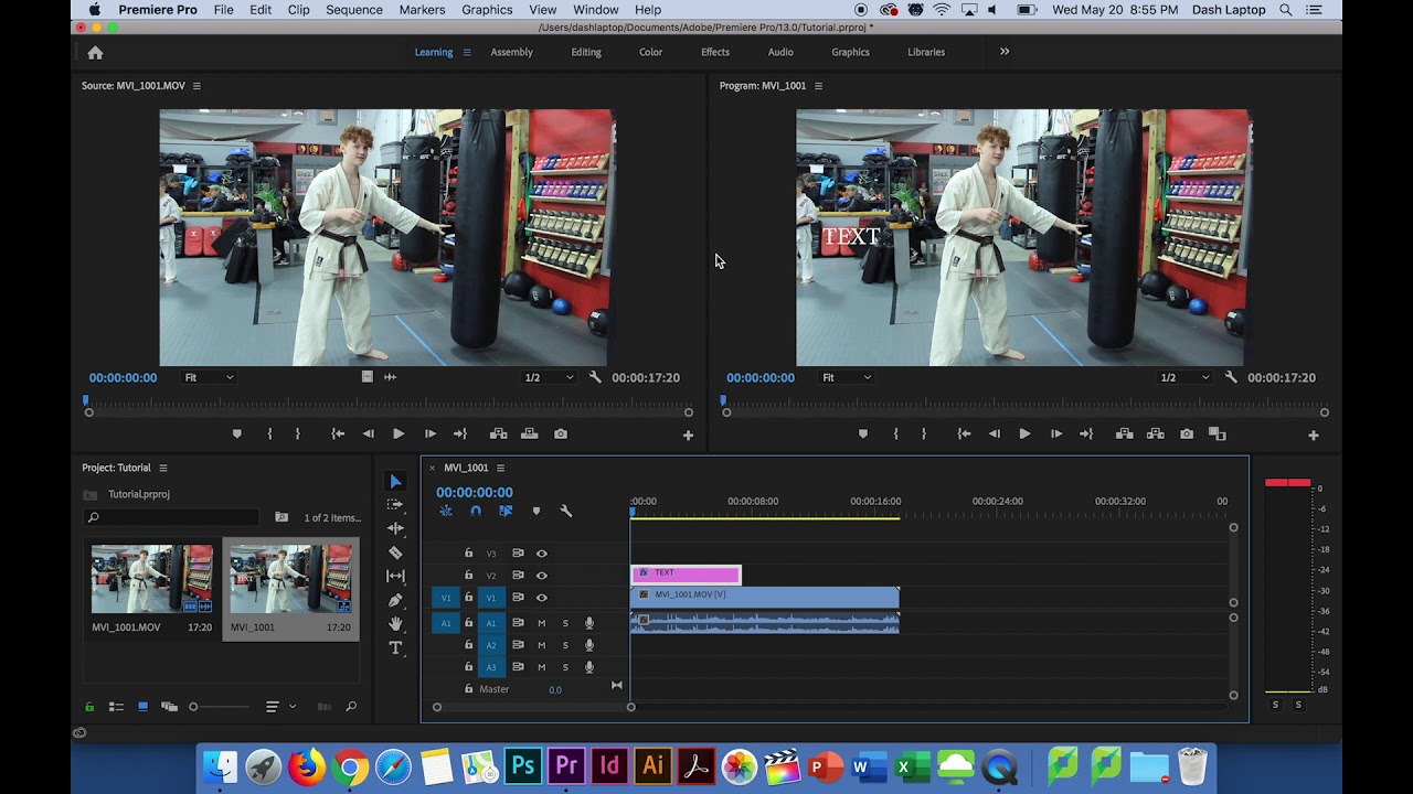 Premiere pro tutorial how to add titles and captions youtube
