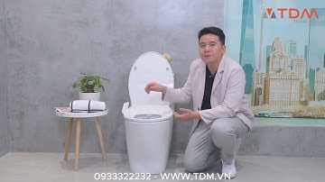 TDM.VN | Giới thiệu bồn cầu American Standard VF-1862SW và hướng dẫn cách sử dụng nắp rửa cơ M4A839