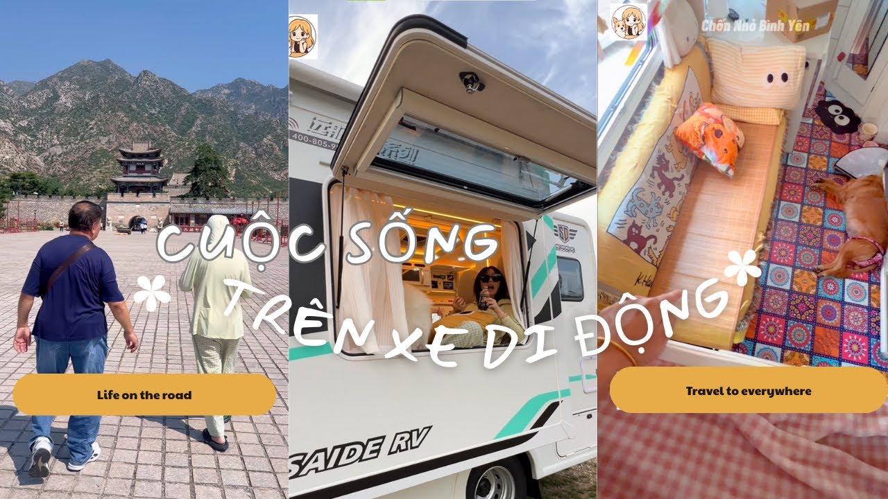 Trải Nghiệm Danh Lam Thắng Cảnh & Đêm Mưa Bão 👉 Cuộc Sống Trên Xe Di Động (RV) Được Quay Bởi Em Gái