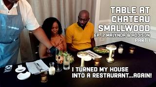 Salmon Carpaccio Salad - Table at Chateau Smallwood - Episode 2
