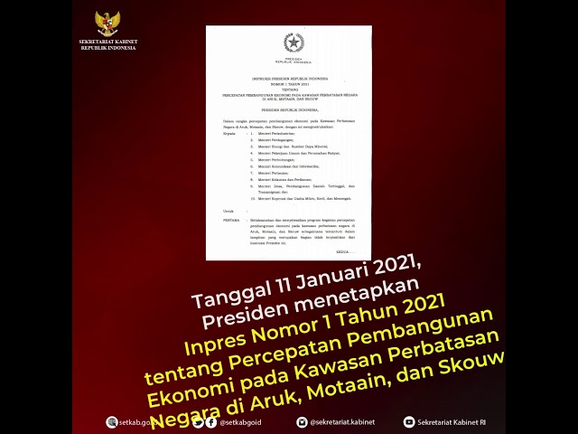 Instruksi Presiden nomor 1 Tahun 2021 class=