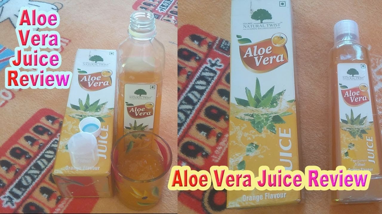 Galway Aloe Vera Juice Orange Flavour Review || Glaze Aloe Vera Juice || Glaze Product || Galway