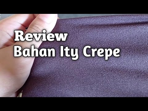 Jenis kain ity crepe