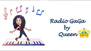 RADIO GAGA LYRICS VIDEO-Radio Gaga by Queen (1984)/FREDDIE MERCURY FAN VIDEO