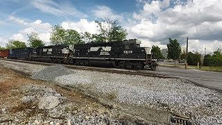NS GP38-3 & SD40-2 on Two-Car Local