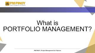 What is Portfolio Management?