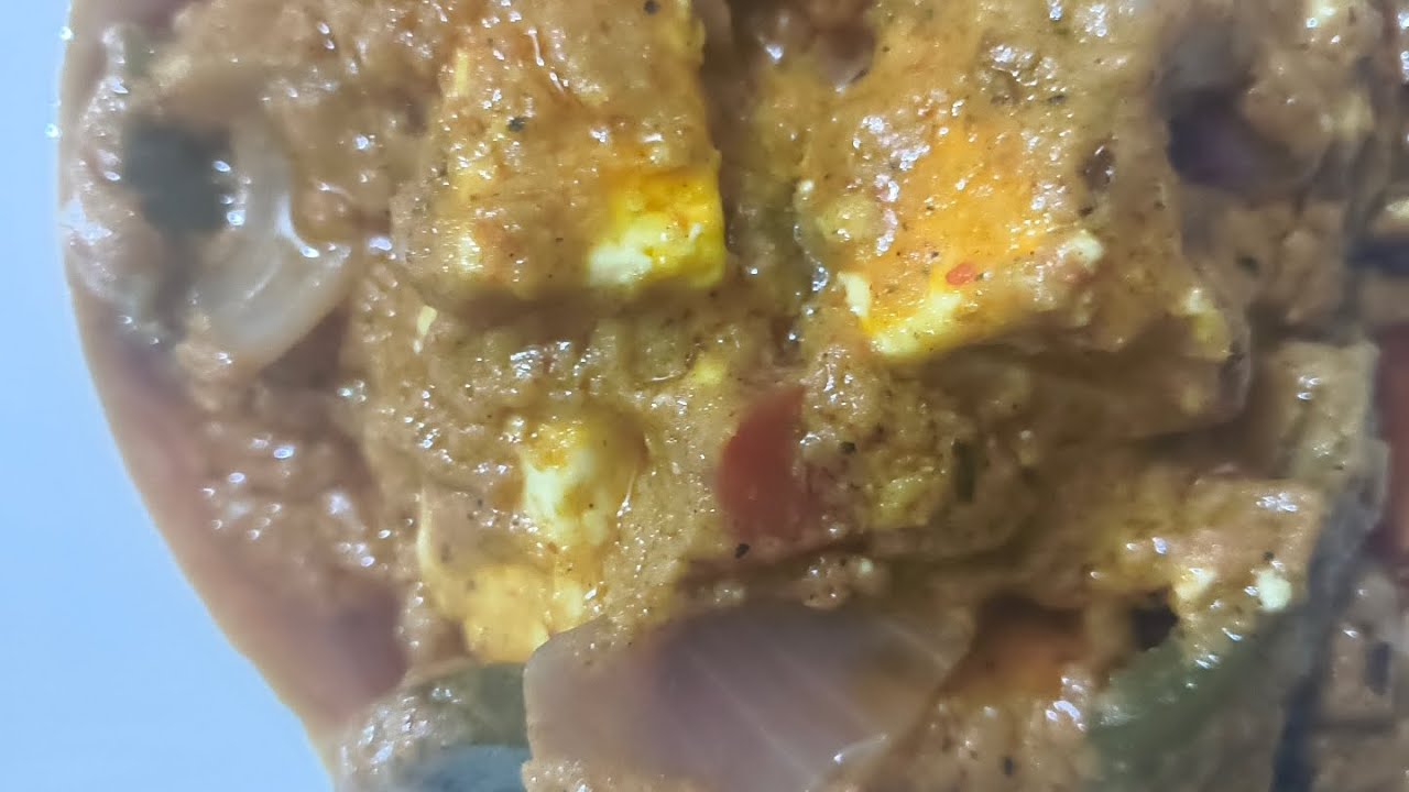 Paneer tikka masala behad aasan tarike se banaa hua 😍😋
