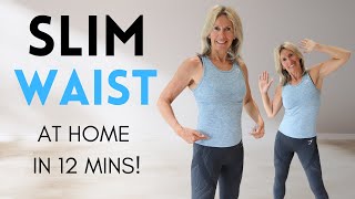 Lose Inches On Your Waist! In 12 Mins At Home | No Equipment