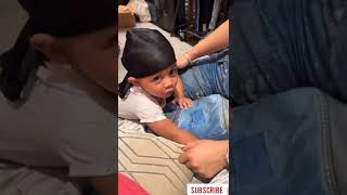 Cardi b braid her son Wave hair for the first time
