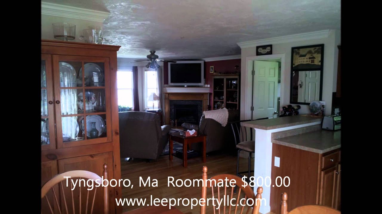 Tyngsboro, Ma Roommate wanted to share 2 bedroom Townhouse only 800 per month inclds all YouTube