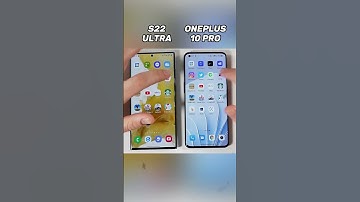 Samsung S22 Ultra vs OnePlus 10 Pro ⚡ Style Meets Speed! 📲🔥 #shorts