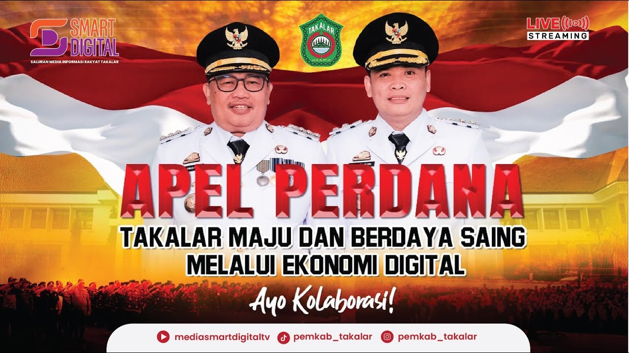 Live | Apel Perdana Takalar Maju  dan Berdaya Saing Melalui Ekonomi Digital