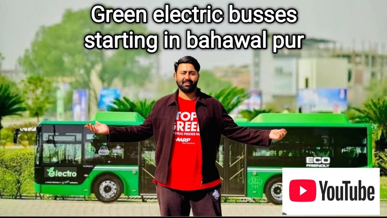 Today vlog Green electric bus ceremony in Bahwal pur 