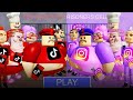 TikTok Vs Insta_ Gram Bosses Prison Run playing (obby) Roblox gameplay walkthrough 🎮