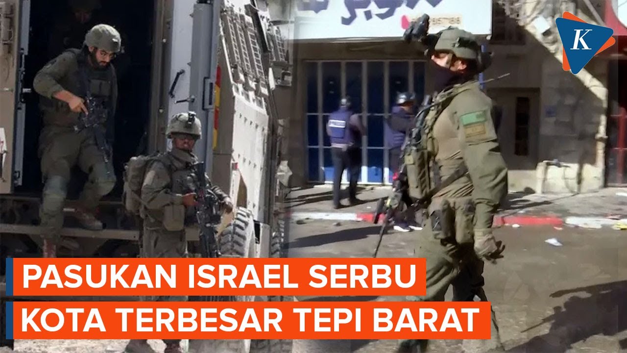 Israel Lancarkan Serangan Besar-besaran ke Kota Hebron di Tepi Barat