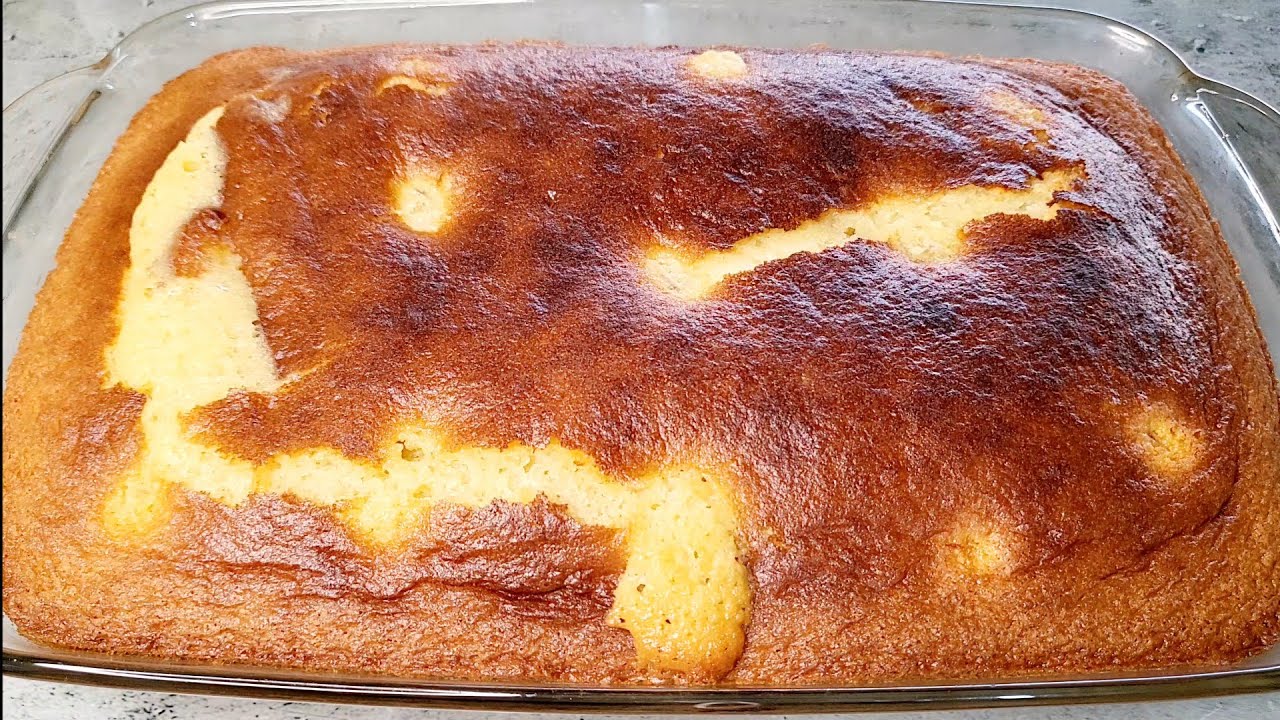 ESTE DELICIOSO BIZCOCHO SE PREPARA EN 5 MINUTOS, ALTO y ESPONJOSO, EL MÁS RICO Y FÁCIL 👌CON 3 HUEVOS