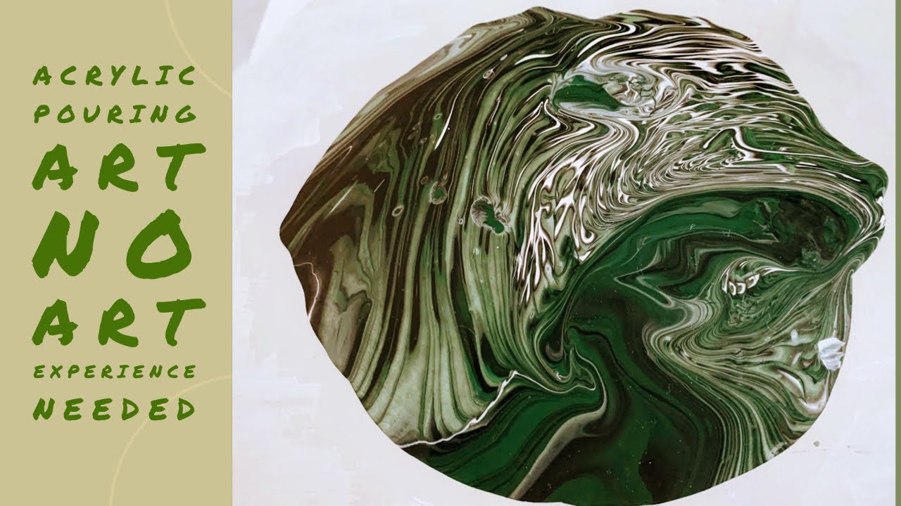 Fluid art | Acrylic pouring for beginners step by step - YouTube