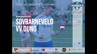 oefenwedstrijd SDV Barneveld - vv Duno D