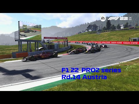 【PS F1 22】PRO2 series Rd. 14 オーストリア　観戦実況