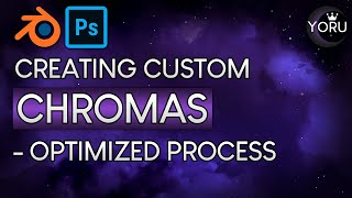 How to create your own custom chroma with Blender and Photoshop -includes LONG timelapse! | Tutorial