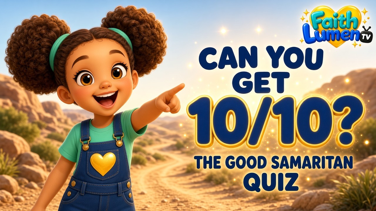 Can You Get 10/10? | The Good Samaritan Bible Quiz for Kids | Test Your Bible Knowledge