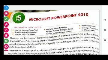 Class 5 Chap 5 Microsoft PowerPoint 2010