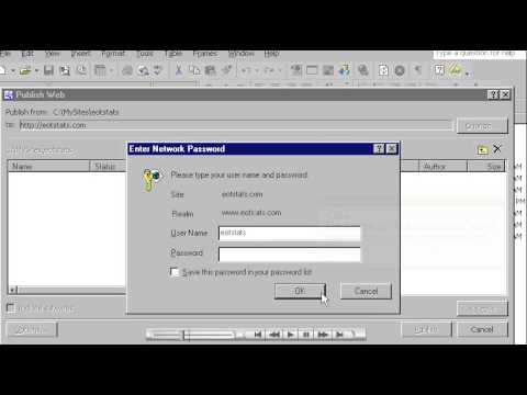 How to publish your site via HTTP with FrontPage 2002 - Host Department LLC