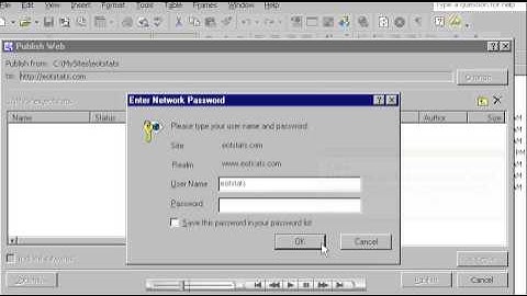 How to publish your site via HTTP with FrontPage 2002 - Host Department LLC