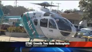 ETMC in the news - ETMC unveils two new medical helicopters