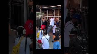 Kendrick Lamar doing pull ups in Harlem New York