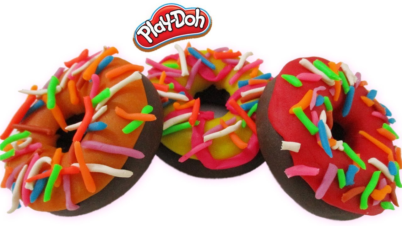 How To Make Play Doh Donuts YouTube