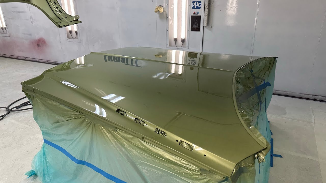 Painting a car in pieces 74 Electra YouTube