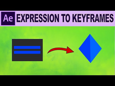 Convert Expressions to Keyframes - Adobe After Effects Tutorial