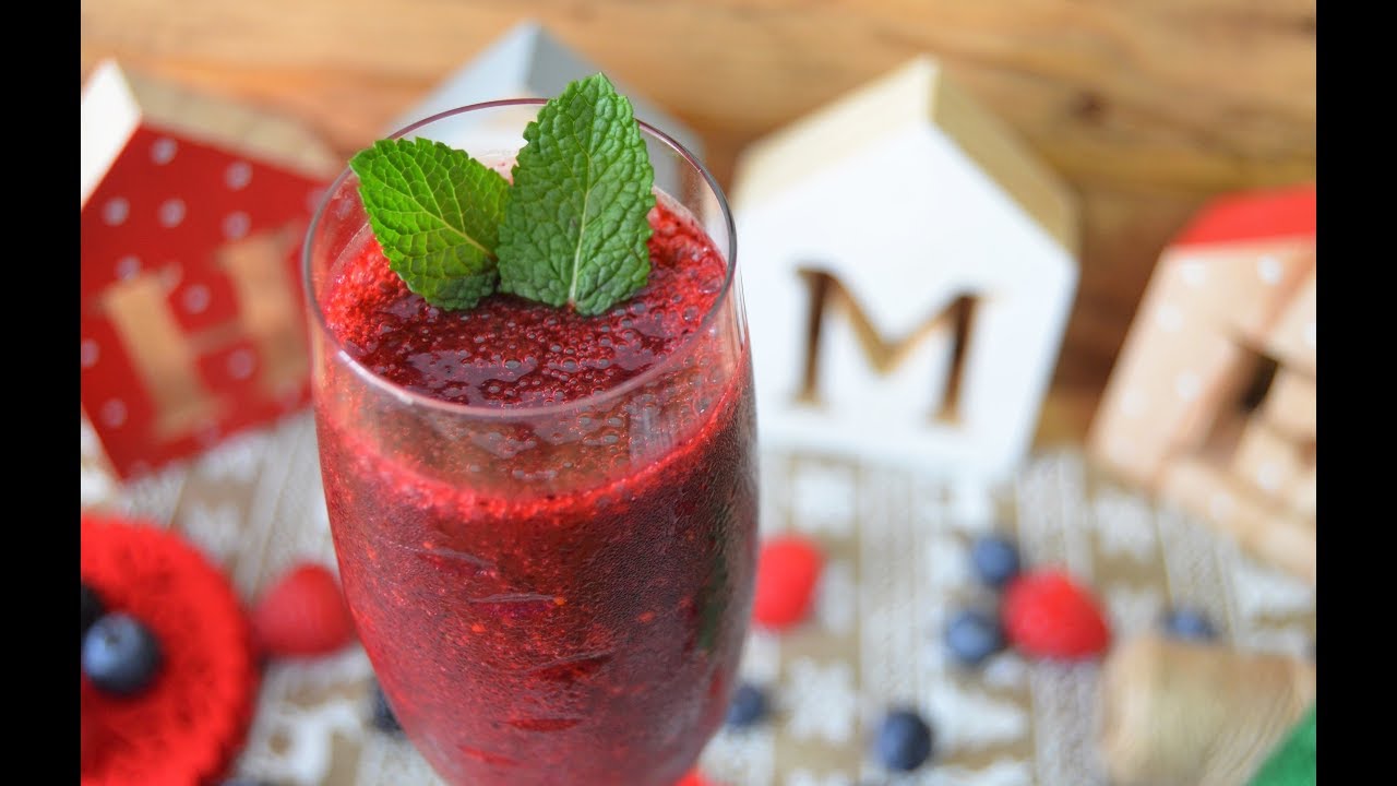 SORBETE DE FRUTOS ROJOS FACIL Y RAPIDO