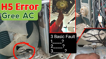 H5 Error Gree AC  |  Gree Dc inverter AC Error H5 solve | H5 Error fix gree ac