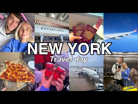 NEW YORK TRAVEL DAY VLOG | Manchester Airport, Kixby Hotel & JOE'S PIZZA!