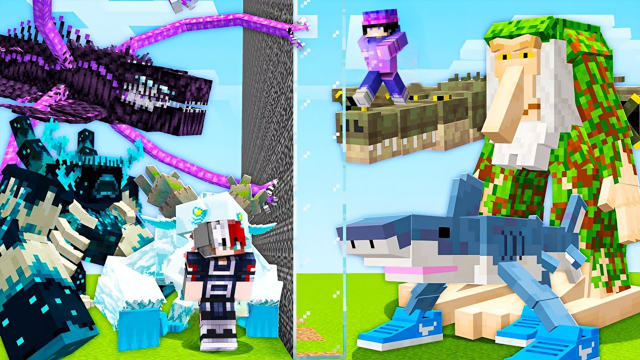 MOB BATTLE against TRALALERO TRALALA in Minecraft !