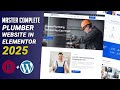 Complete Responsive Plumber Website Design with WordPress Elementor | 2025 Tutorial