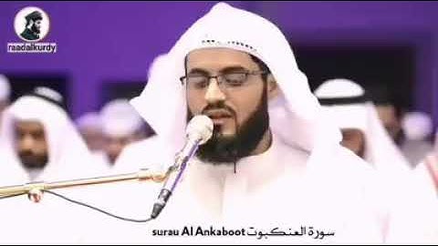 ترتيل مميز من سورة العنكبوت صوت جميل  للقارء الشيخ رعد محمد الكردي ماشاءالله