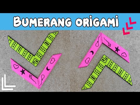 Wideo: Jak Zrobić Papierowy Bumerang