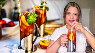 How to Make Peach Iced Tea | Refreshing Summer Drink