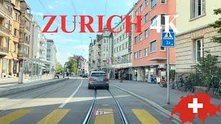 Relaxing Drive Around Zurich #4 - 4K