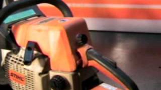 The chainsaw guy shop talk Stihl 025 Chainsaw 1 15.AVI