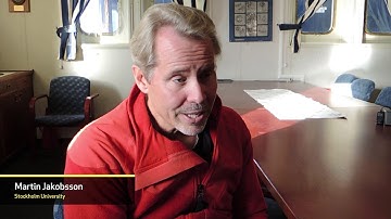 Martin Jakobsson explains how to collect sediment cores from the sea floor