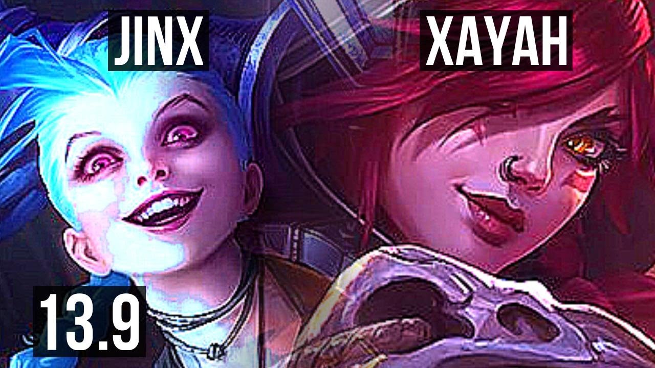 JINX & Nautilus vs XAYAH & Rakan (ADC) 2400+ games, 2.0M mastery, 7/1