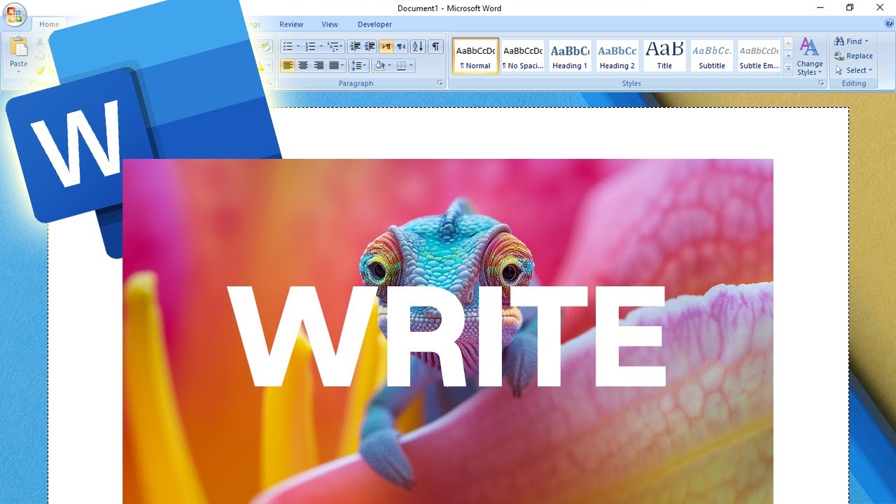 How To Write Text Over Image In Word - Easy Guide