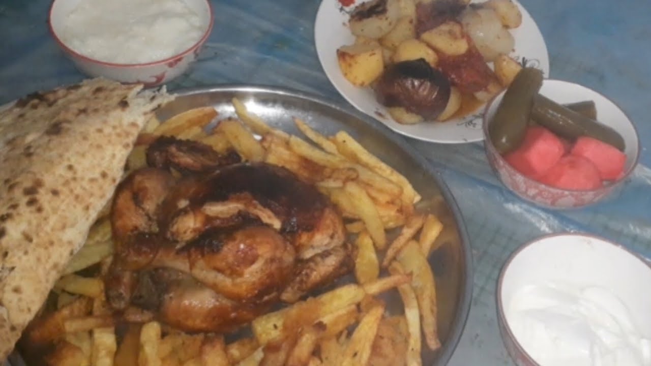 جاج بالكيس الحراري في الفرن + ثومية مثل المطاعم