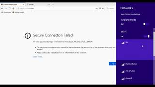 how to fix mozilla firefox secure connection failed   pr end of file error