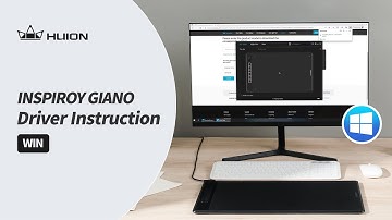 How to download and install the Driver (Windows) for Huion Inspiroy Giano?