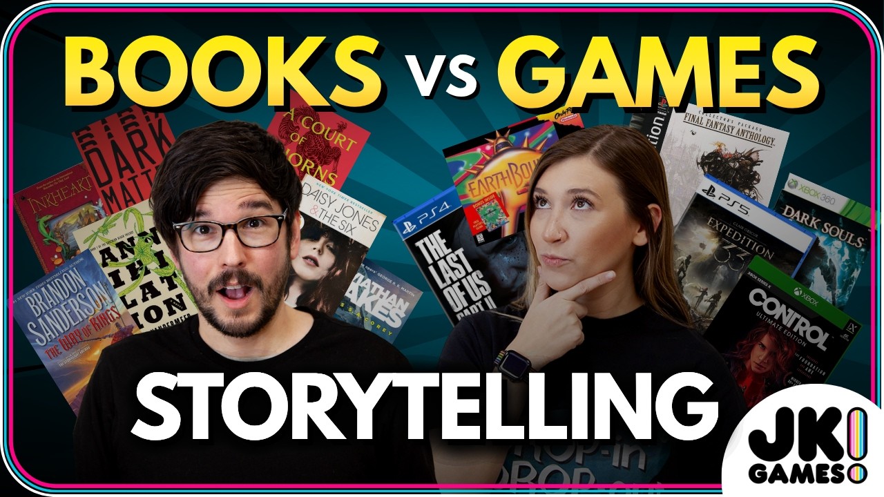 Storytelling in Games vs. Books